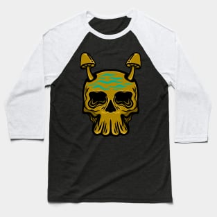 Skull mashroom Baseball T-Shirt